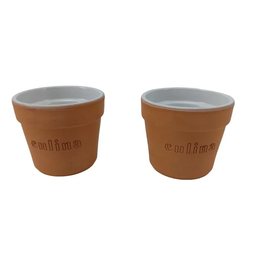 Culina Cerwer Lot of 2 Dishwasher Freezer Oven Safe Microwave Pottery